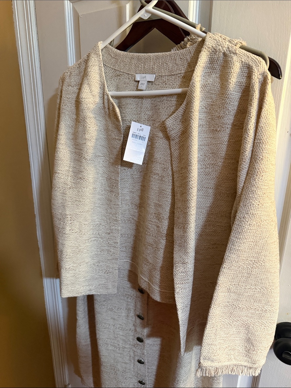 NWT J. Jill Button-Front Midi Dress with Matching Jacket - Picture 8 of 8